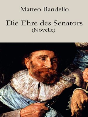cover image of Die Ehre des Senators